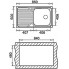 Кухонная мойка Teka CLASSIC 1B 1D 10119056