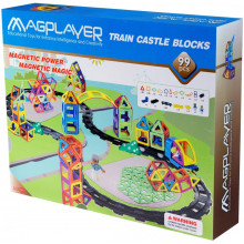 Конструктор Magplayer Train Castle Set MPK-99