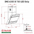 Вытяжка Perfelli DNS 6383 B 750 BL LED Strip
