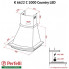 Вытяжка Perfelli K 6622 C BL 1000 COUNTRY LED