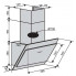 Вытяжка VENTOLUX VIENNA 60 BK (800) TC Вытяжка VENTOLUX VIENNA 60 BK (800) TC
