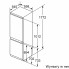 Встраиваемый холодильник Bosch KIS87AFE0