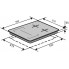 Варочная поверхность VENTOLUX HG622 B9G CS FI (BK)