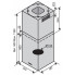 Вытяжка VENTOLUX ISOLA CUBE (1200)