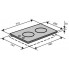 Варочная поверхность VENTOLUX HV 32 PB X 3