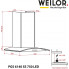Вытяжка Weilor  PGS 6230 SS 1000 LED