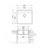 Кухонная мойка Fabiano Quadro 56x51 Grey Metallic