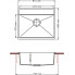 Кухонная мойка Fabiano Quadro 61x51 Alpine White