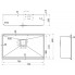 Кухонная мойка Fabiano Quadro Center 74 Celldecor