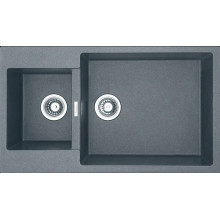 Кухонная мойка Fabiano  Quadro 86x50x15 Titanium
